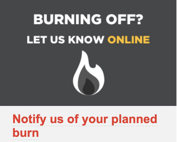 Online burn notifications